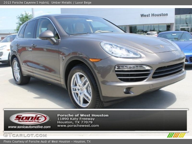 Umber Metallic / Luxor Beige 2013 Porsche Cayenne S Hybrid