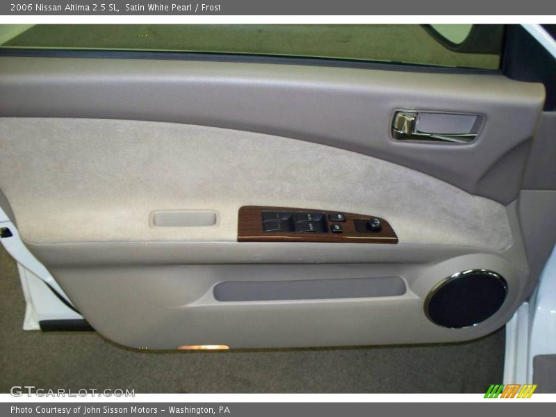 Satin White Pearl / Frost 2006 Nissan Altima 2.5 SL