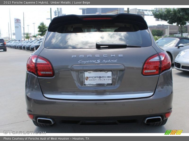 Umber Metallic / Luxor Beige 2013 Porsche Cayenne S Hybrid