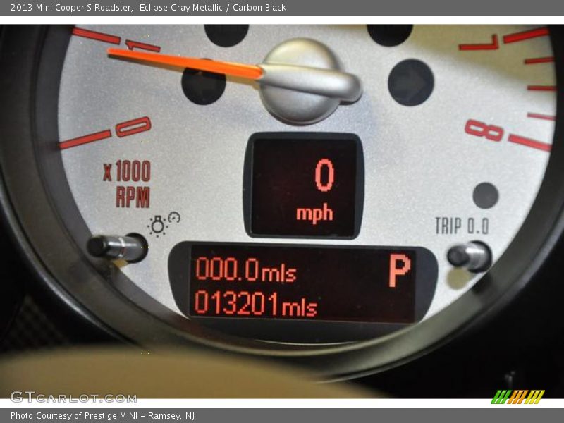 Eclipse Gray Metallic / Carbon Black 2013 Mini Cooper S Roadster