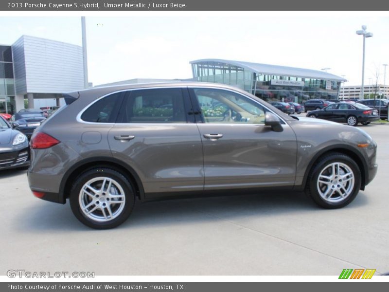Umber Metallic / Luxor Beige 2013 Porsche Cayenne S Hybrid