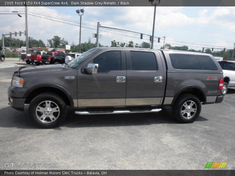 Dark Shadow Grey Metallic / Black 2005 Ford F150 FX4 SuperCrew 4x4