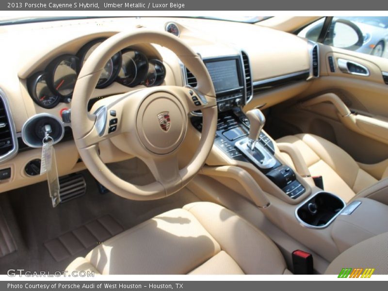 Umber Metallic / Luxor Beige 2013 Porsche Cayenne S Hybrid