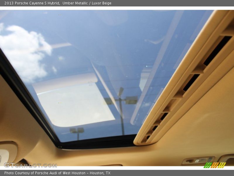 Umber Metallic / Luxor Beige 2013 Porsche Cayenne S Hybrid