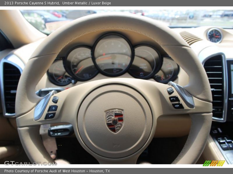 Umber Metallic / Luxor Beige 2013 Porsche Cayenne S Hybrid