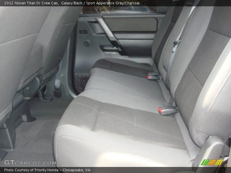 Galaxy Black / Sport Apperance Gray/Charcoal 2012 Nissan Titan SV Crew Cab