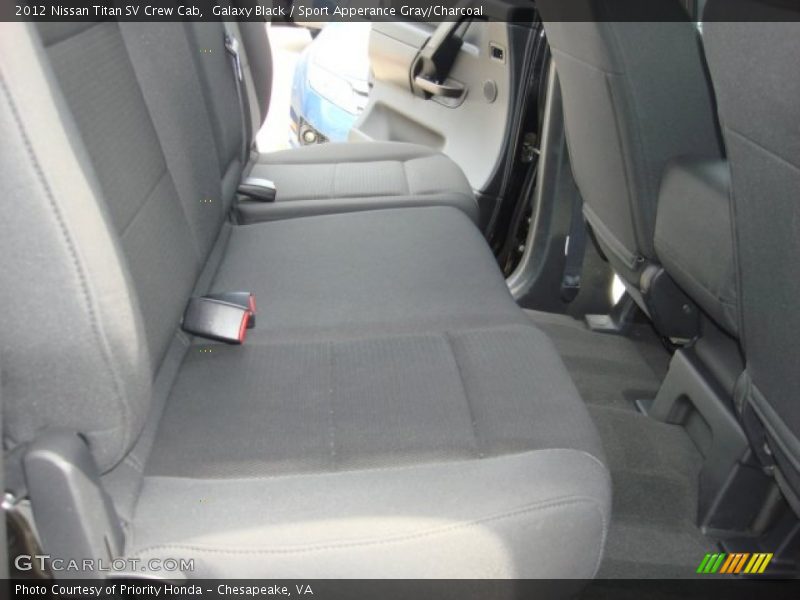 Galaxy Black / Sport Apperance Gray/Charcoal 2012 Nissan Titan SV Crew Cab