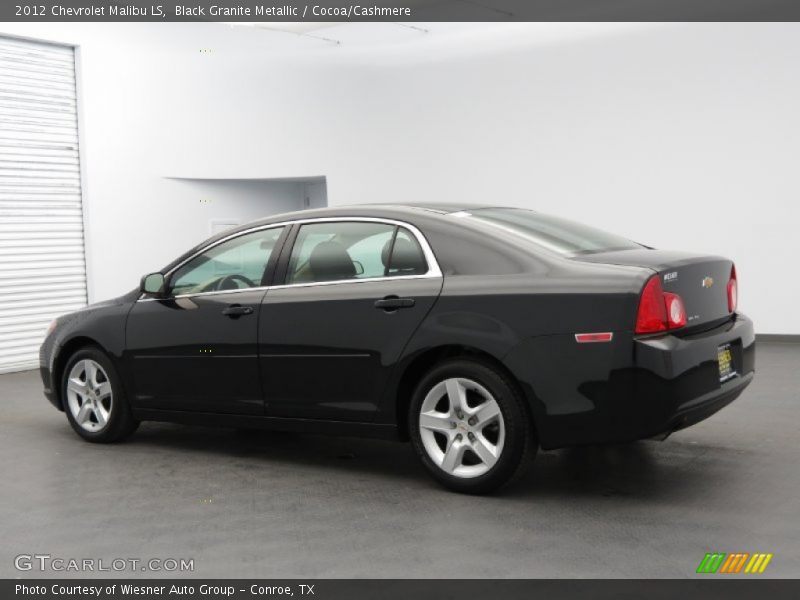 Black Granite Metallic / Cocoa/Cashmere 2012 Chevrolet Malibu LS