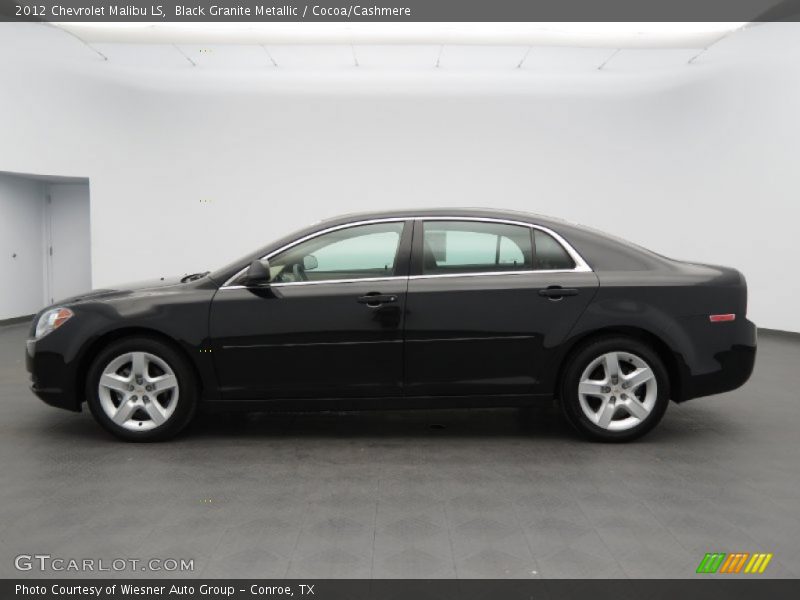 Black Granite Metallic / Cocoa/Cashmere 2012 Chevrolet Malibu LS