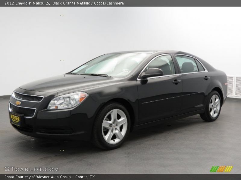 Black Granite Metallic / Cocoa/Cashmere 2012 Chevrolet Malibu LS