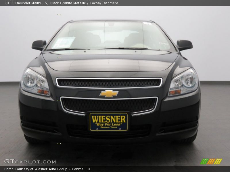 Black Granite Metallic / Cocoa/Cashmere 2012 Chevrolet Malibu LS