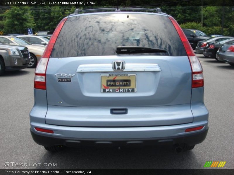 Glacier Blue Metallic / Gray 2010 Honda CR-V EX-L