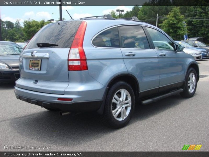 Glacier Blue Metallic / Gray 2010 Honda CR-V EX-L