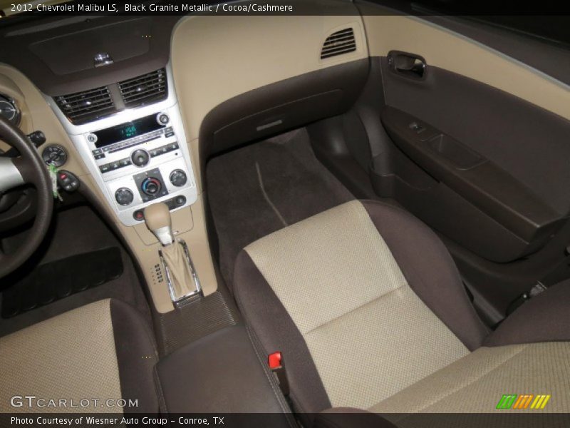 Black Granite Metallic / Cocoa/Cashmere 2012 Chevrolet Malibu LS