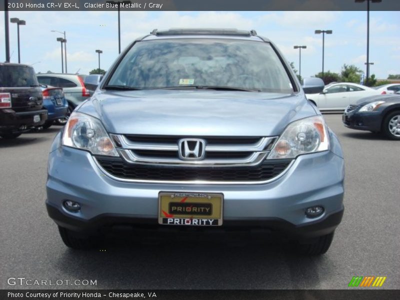 Glacier Blue Metallic / Gray 2010 Honda CR-V EX-L