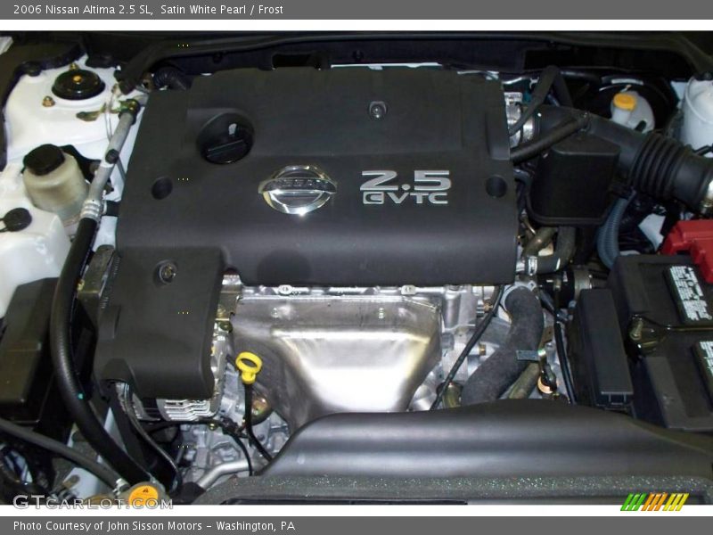 Satin White Pearl / Frost 2006 Nissan Altima 2.5 SL