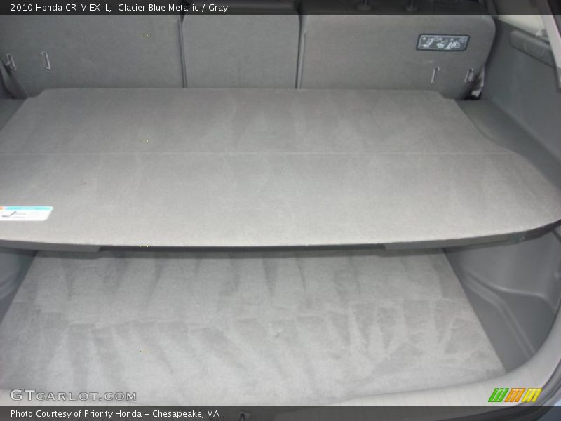 Glacier Blue Metallic / Gray 2010 Honda CR-V EX-L