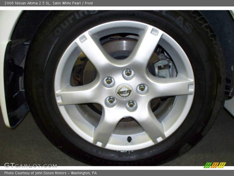 Satin White Pearl / Frost 2006 Nissan Altima 2.5 SL