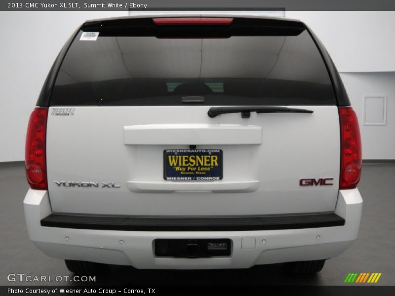 Summit White / Ebony 2013 GMC Yukon XL SLT
