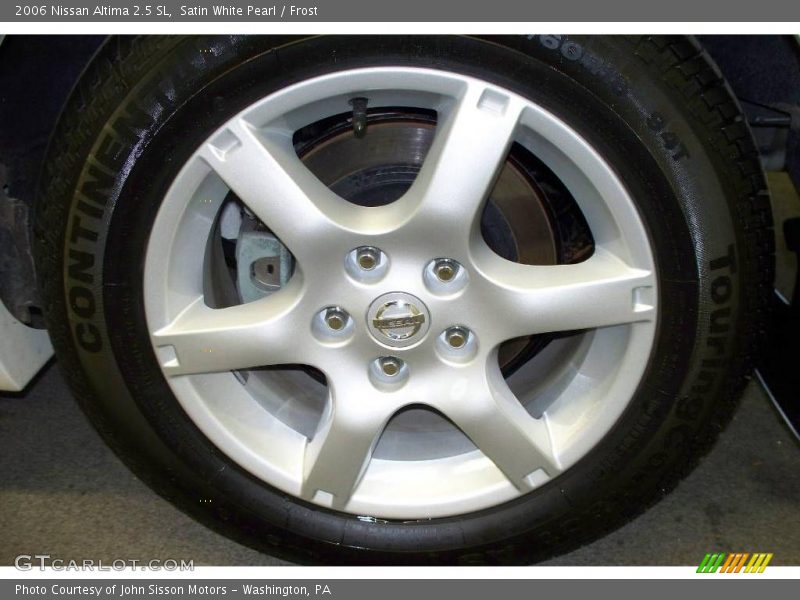 Satin White Pearl / Frost 2006 Nissan Altima 2.5 SL