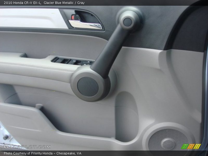 Glacier Blue Metallic / Gray 2010 Honda CR-V EX-L