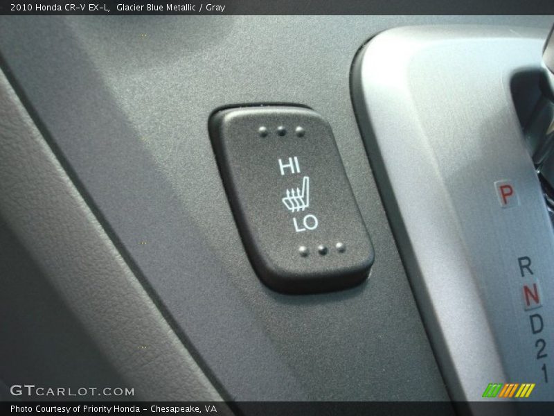 Glacier Blue Metallic / Gray 2010 Honda CR-V EX-L