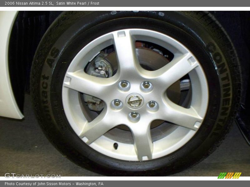Satin White Pearl / Frost 2006 Nissan Altima 2.5 SL