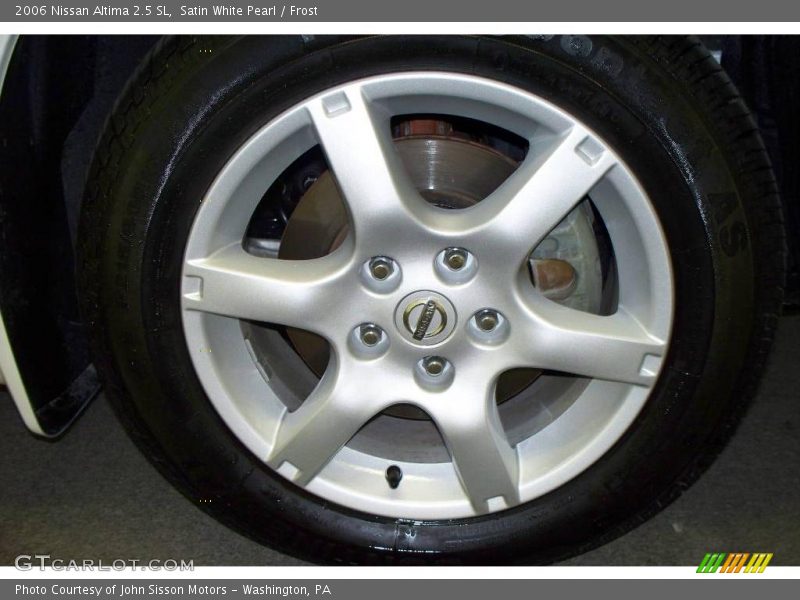 Satin White Pearl / Frost 2006 Nissan Altima 2.5 SL