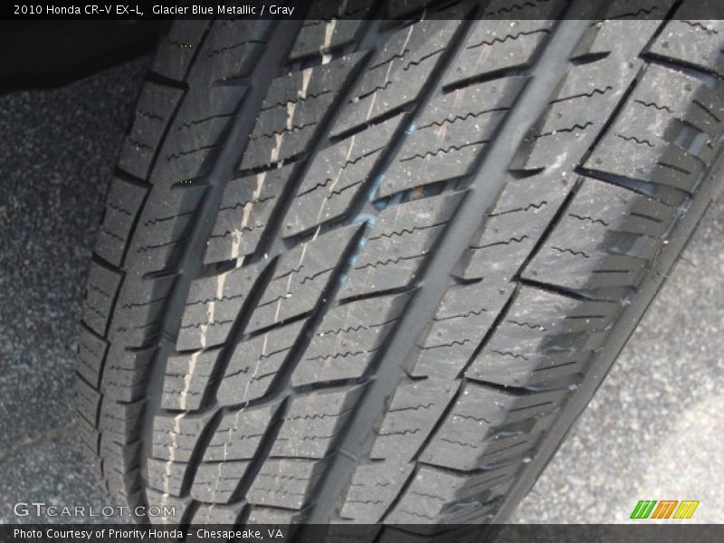 Glacier Blue Metallic / Gray 2010 Honda CR-V EX-L