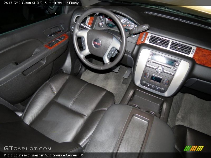 Summit White / Ebony 2013 GMC Yukon XL SLT