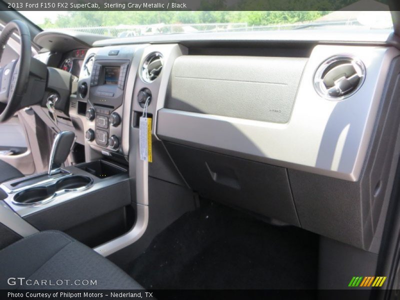 Sterling Gray Metallic / Black 2013 Ford F150 FX2 SuperCab