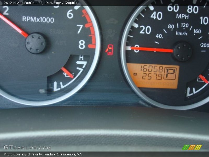 Dark Slate / Graphite 2012 Nissan Pathfinder S