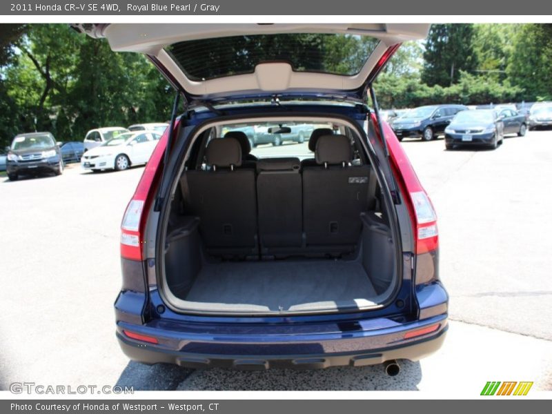 Royal Blue Pearl / Gray 2011 Honda CR-V SE 4WD
