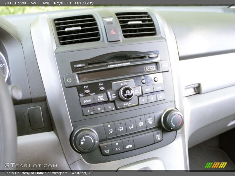 Royal Blue Pearl / Gray 2011 Honda CR-V SE 4WD