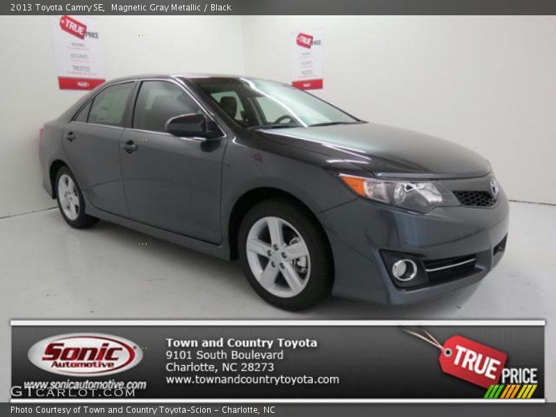 Magnetic Gray Metallic / Black 2013 Toyota Camry SE