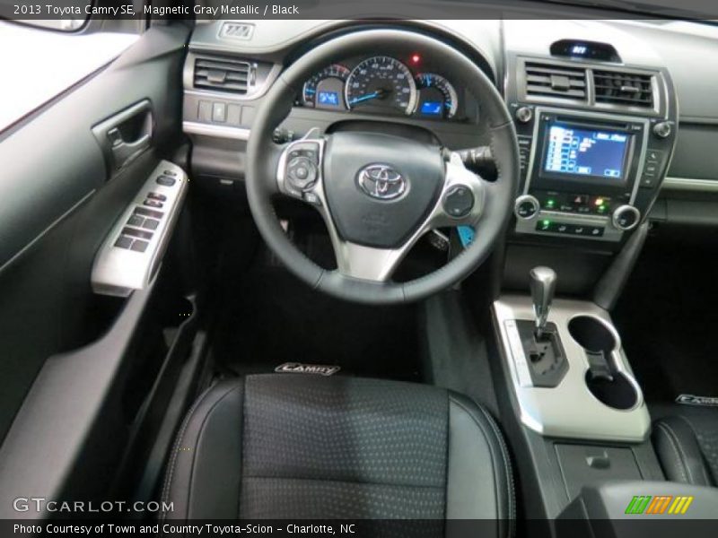 Magnetic Gray Metallic / Black 2013 Toyota Camry SE