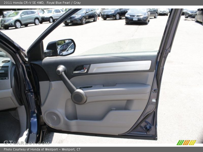 Royal Blue Pearl / Gray 2011 Honda CR-V SE 4WD
