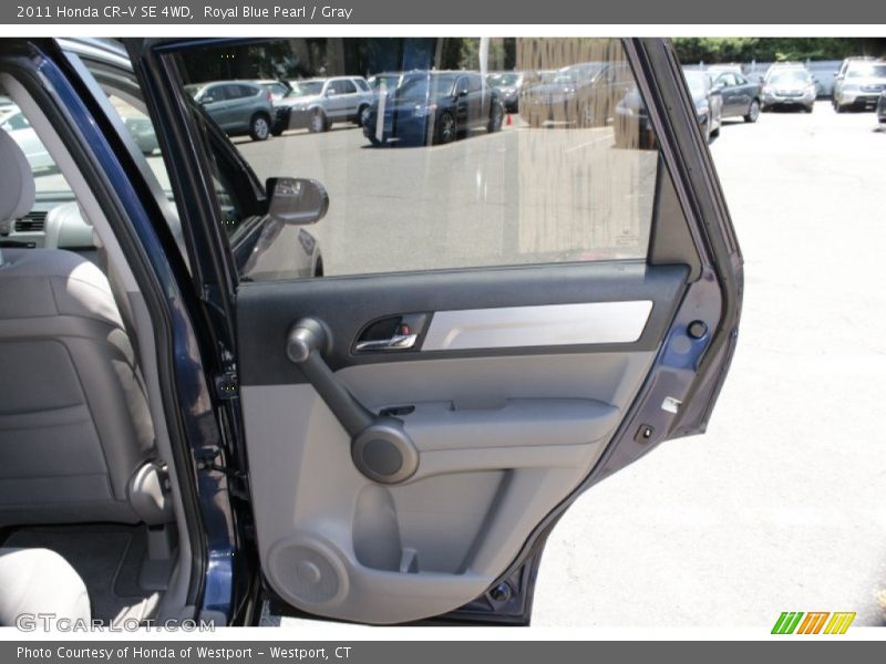 Royal Blue Pearl / Gray 2011 Honda CR-V SE 4WD
