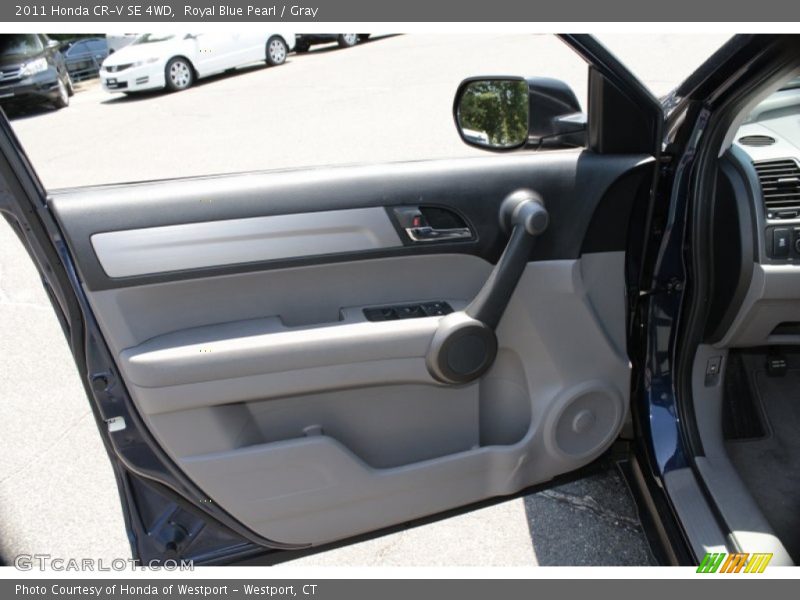 Royal Blue Pearl / Gray 2011 Honda CR-V SE 4WD