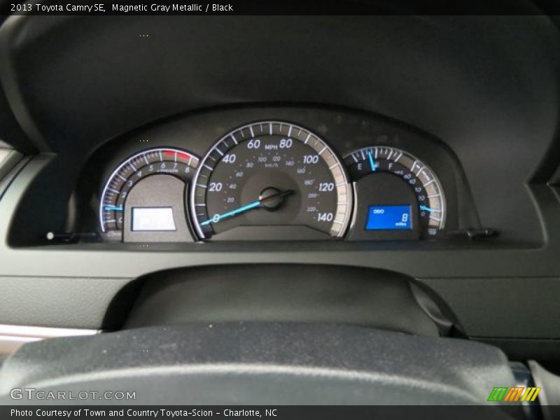 Magnetic Gray Metallic / Black 2013 Toyota Camry SE