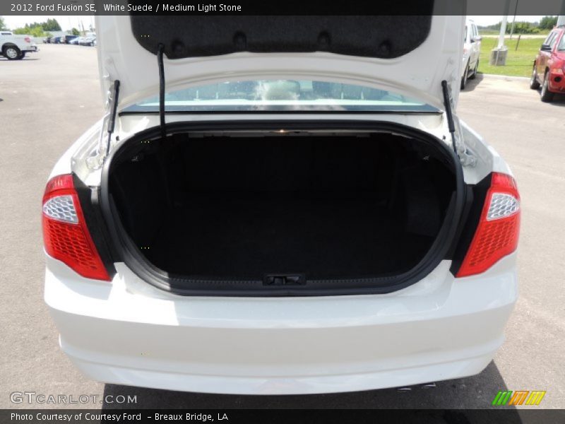 White Suede / Medium Light Stone 2012 Ford Fusion SE