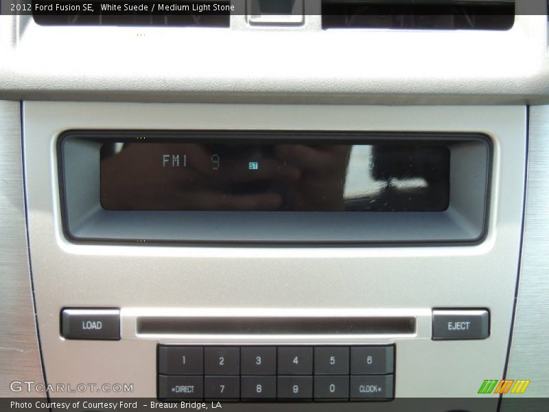 White Suede / Medium Light Stone 2012 Ford Fusion SE