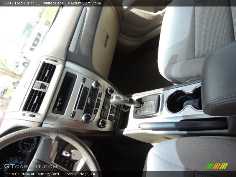 White Suede / Medium Light Stone 2012 Ford Fusion SE
