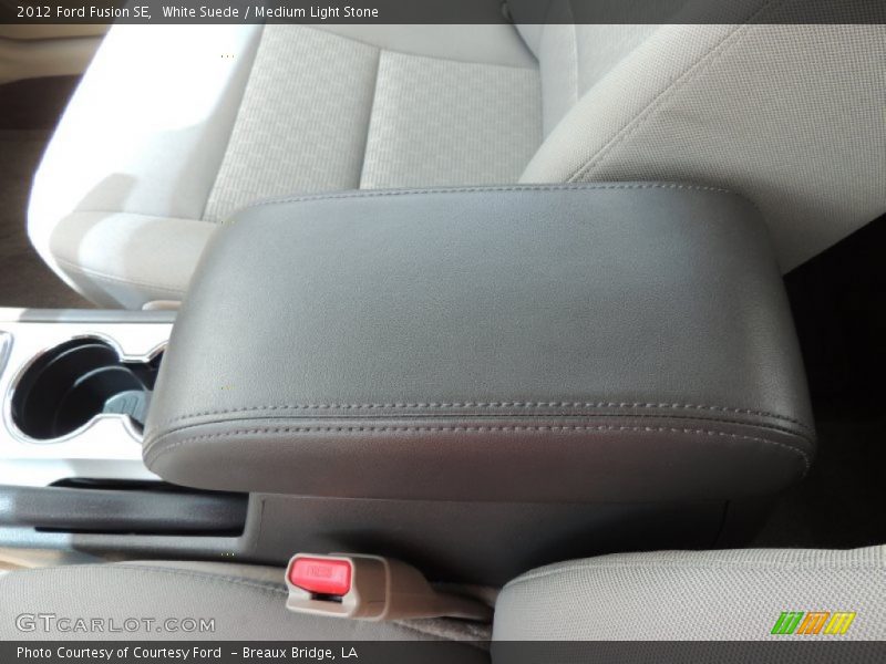 White Suede / Medium Light Stone 2012 Ford Fusion SE