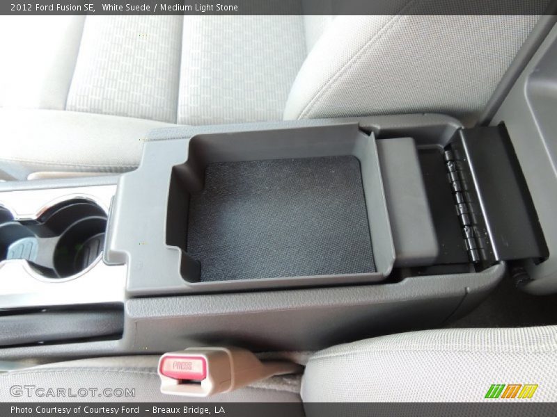 White Suede / Medium Light Stone 2012 Ford Fusion SE