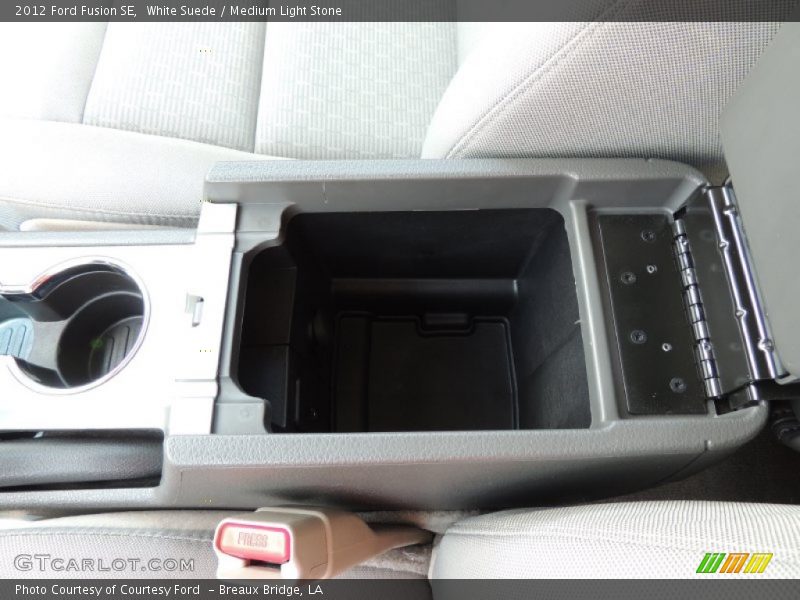 White Suede / Medium Light Stone 2012 Ford Fusion SE