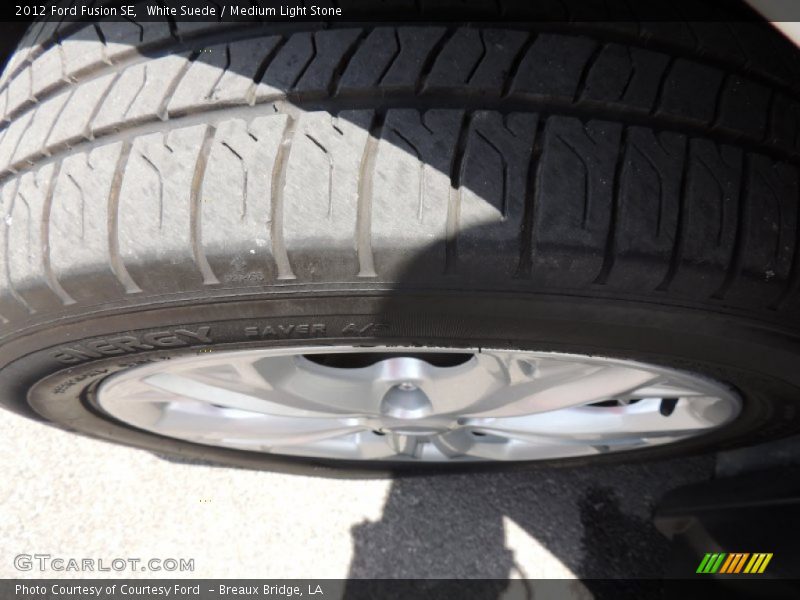 White Suede / Medium Light Stone 2012 Ford Fusion SE