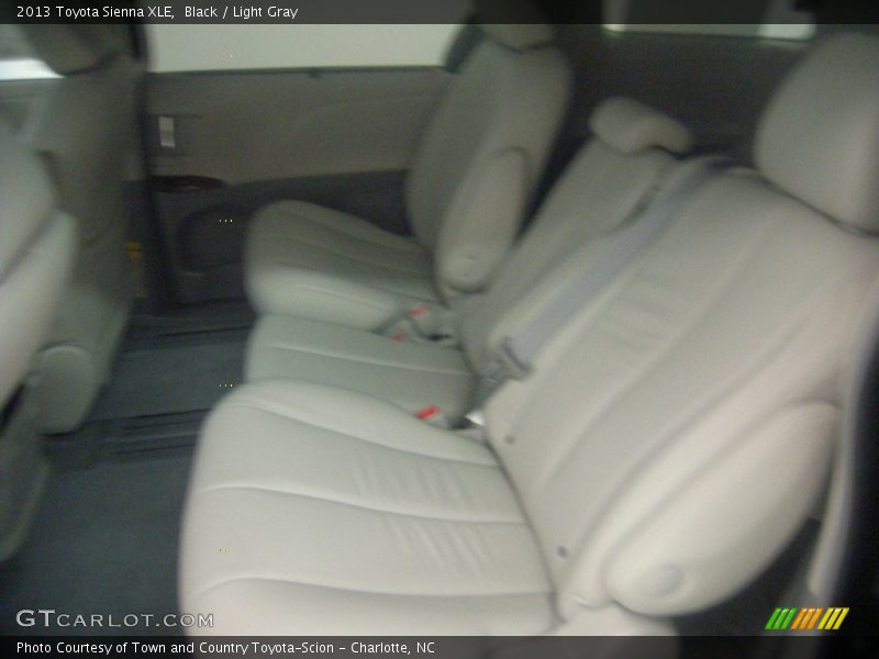 Black / Light Gray 2013 Toyota Sienna XLE