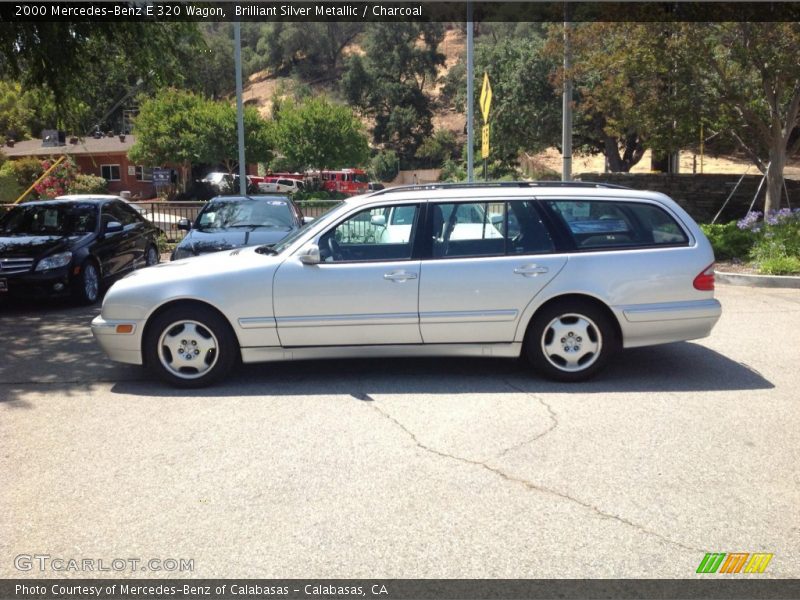 Brilliant Silver Metallic / Charcoal 2000 Mercedes-Benz E 320 Wagon