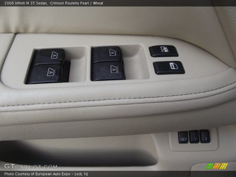 Crimson Roulette Pearl / Wheat 2006 Infiniti M 35 Sedan